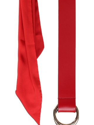 Красный ремень MARELLA: фото 3 - Invogue