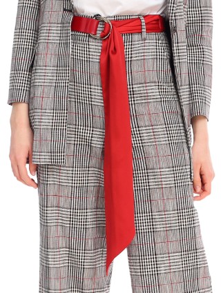 Красный ремень MARELLA: фото 2 - Invogue