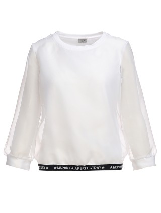 Белая блуза MARELLA: фото - Invogue