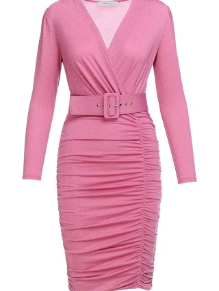 Розовое платье MARELLA: фото - Invogue