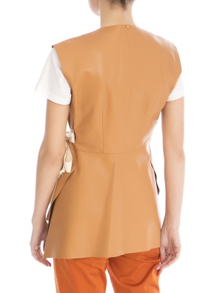 жилет шкіряний SPORTMAX: фото 7 - Invogue