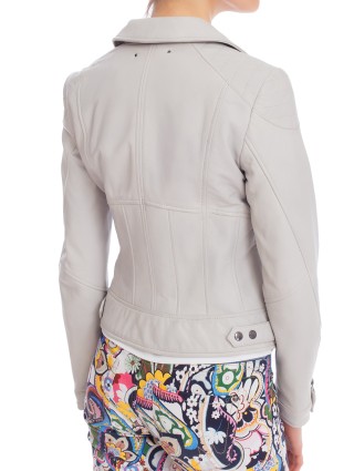 Куртка кожаная MARC CAIN (3995): фото 6 - Invogue