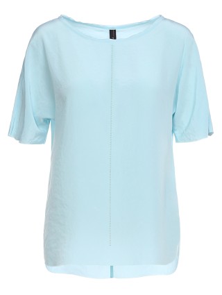 Синяя блуза MARC CAIN: фото 2 - Invogue