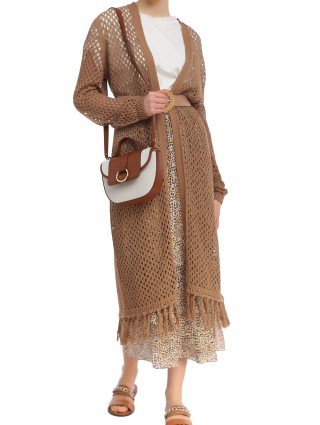 Коричневі шльопанці MARC CAIN : фото 4 - Invogue