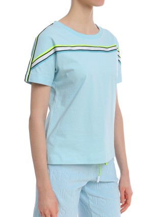 Синяя футболка MARC CAIN: фото 5 - Invogue