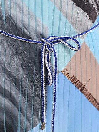 Бирюзовое платье MARC CAIN: фото 7 - Invogue