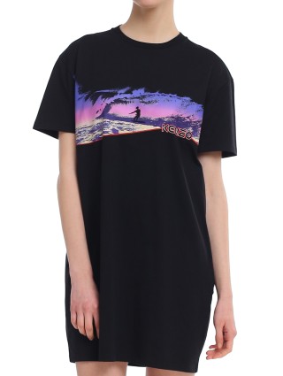 Чёрное платье KENZO: фото 5 - Invogue