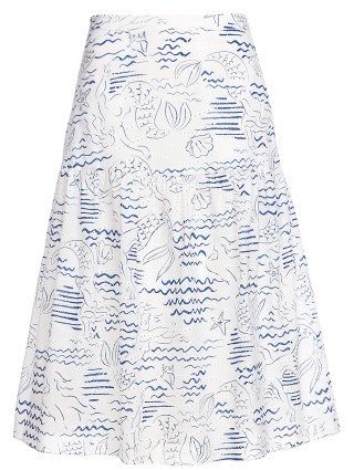 Синяя юбка KENZO: фото - Invogue