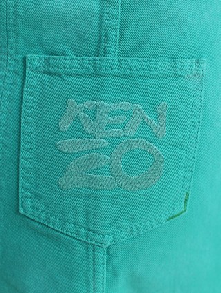 Бірюзова спідниця KENZO : фото 7 - Invogue