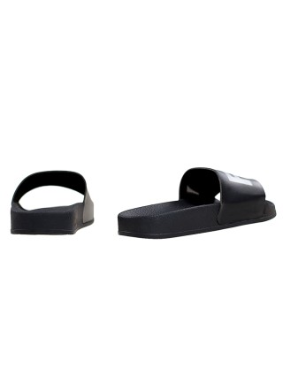 Чёрные шлепанцы FLORENS: фото 2 - Invogue