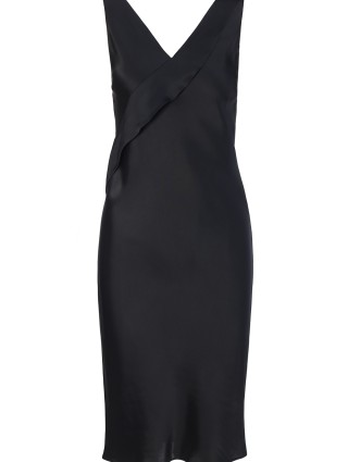 Чёрное платье HELMUT LANG: фото - Invogue