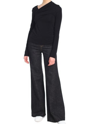 Чорна блуза HELMUT LANG : фото 1 - Invogue