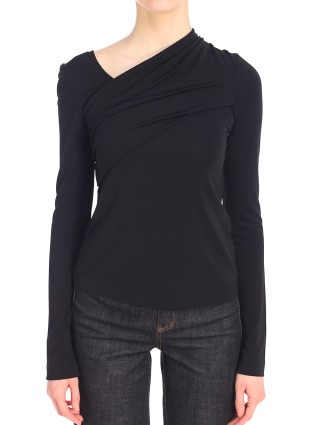 Чорна блуза HELMUT LANG : фото 3 - Invogue