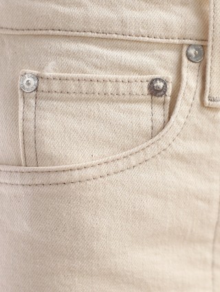 Молочные джинсы HELMUT LANG: фото 5 - Invogue