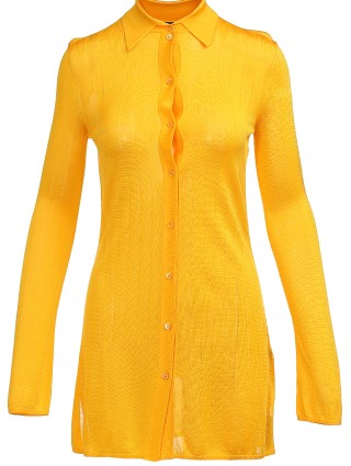 Жёлтая рубашка JOSEPH: фото - Invogue