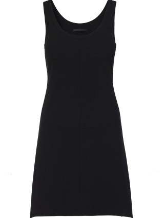 Чёрное платье HELMUT LANG: фото - Invogue