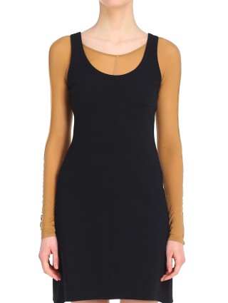 Чёрное платье HELMUT LANG: фото 3 - Invogue