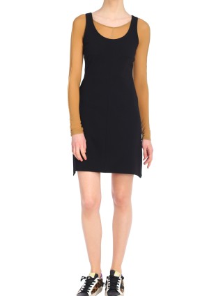 Чёрное платье HELMUT LANG: фото 1 - Invogue