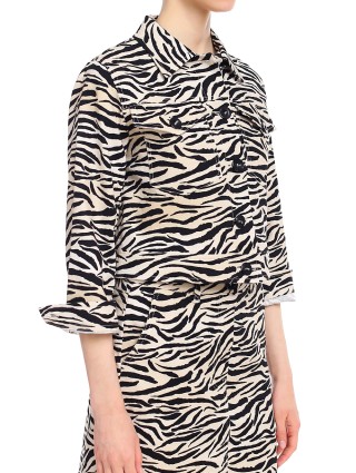 Чёрная куртка MARELLA: фото 3 - Invogue