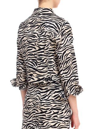 Чёрная куртка MARELLA: фото 4 - Invogue