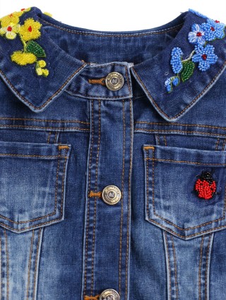 Куртка джинс MONNALISA (13643): фото 4 - Invogue