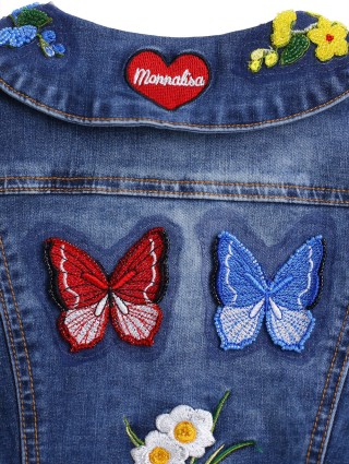 Куртка джинс MONNALISA (13643): фото 5 - Invogue