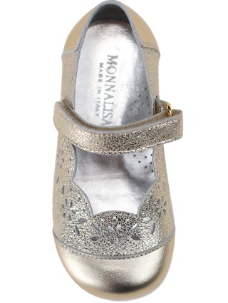 Золоті туфлі MONNALISA : фото 3 - Invogue