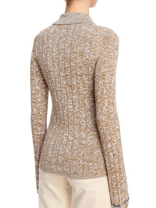 Бежевый свитер JOSEPH: фото 4 - Invogue