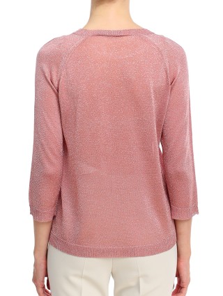 Розовый свитер WEEKEND MAX MARA: фото 3 - Invogue