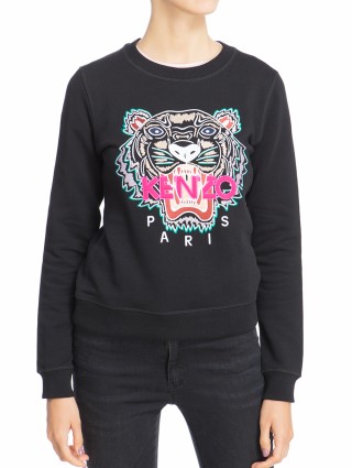 Чёрный свитшот KENZO: фото 5 - Invogue