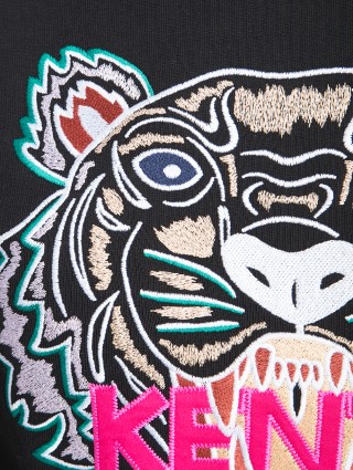 Чёрный свитшот KENZO: фото 7 - Invogue