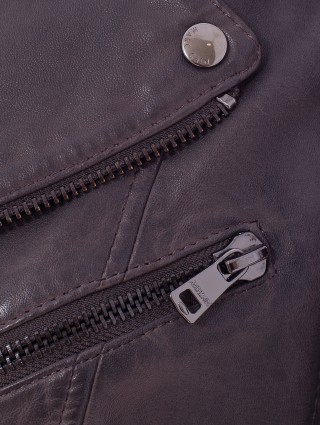 Куртка шкіряна MARC CAIN (2702): фото 7 - Invogue