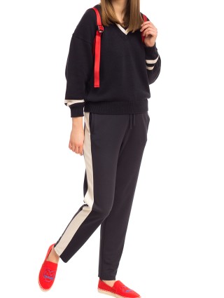 Синий свитер WEEKEND MAX MARA: фото 3 - Invogue