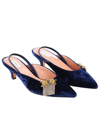 Сині мюлі MAX&CO : фото 3 - Invogue