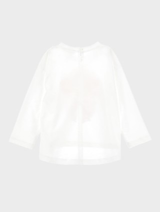 Молочный джемпер MONNALISA: фото 1 - Invogue