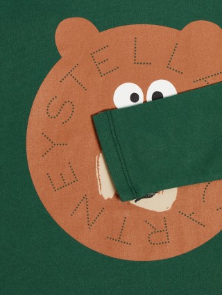 Зелений джемпер STELLA MCCARTNEY KIDS : фото 2 - Invogue