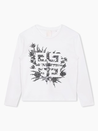 Білий світшот GIVENCHY KIDS : фото 1 - Invogue