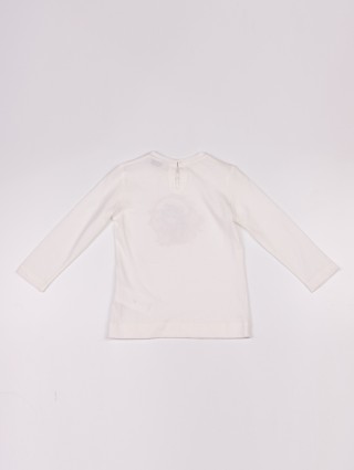 Кремовый джемпер MONNALISA: фото 1 - Invogue