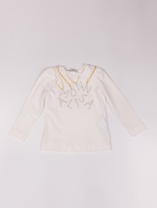 Кремовий джемпер MONNALISA : фото - Invogue