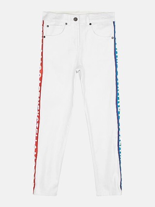 Білі джинси STELLA MCCARTNEY KIDS : фото - Invogue