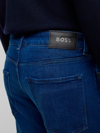 Сині джинси BOSS: фото 4 - Invogue