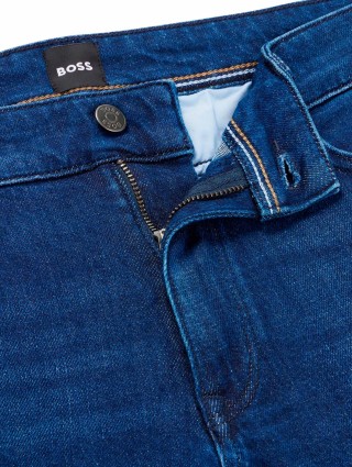 Сині джинси BOSS: фото 3 - Invogue