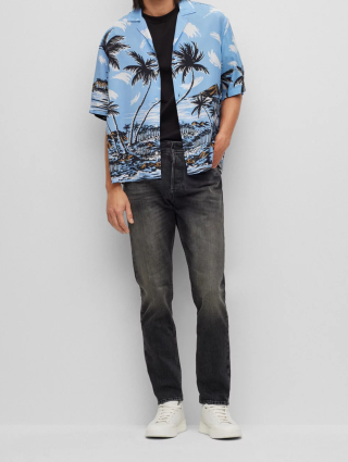 Сірі джинси BOSS : фото 5 - Invogue