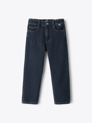 Синие джинсы IL GUFO из эластичного денима: фото - Invogue