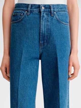 Сині широкі джинси TOTEME: фото 4 - Invogue