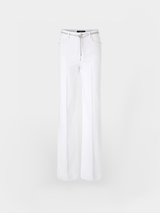 Білі джинси Marc Cain широкі: фото - Invogue