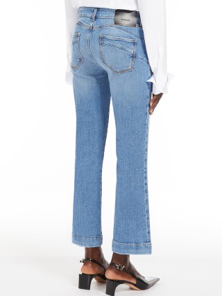 Блакитні джинси Sportmax кльош: фото 3 - Invogue