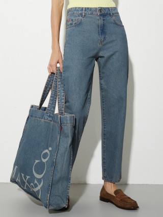 Синие джинсы MAX&CO из хлопкового денима: фото 5 - Invogue