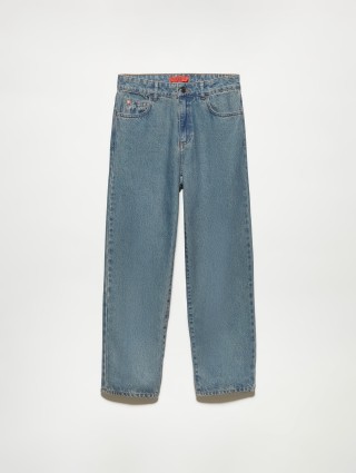 Синие джинсы MAX&CO из хлопкового денима: фото - Invogue