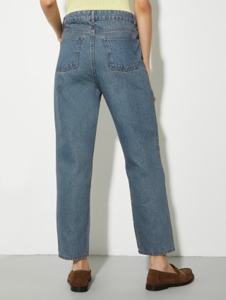 Синие джинсы MAX&CO из хлопкового денима: фото 3 - Invogue